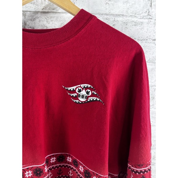 Disney Cruise Line Spirit Jersey Holiday Ship Fair Isle Christmas Read Adult L - Picture 4 of 14